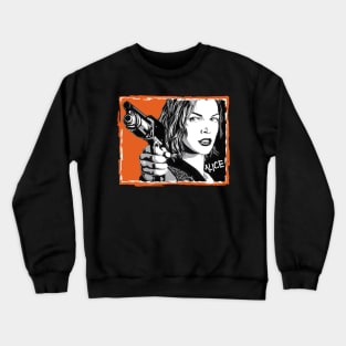 ALICE FROM RESIDENT EVIL Crewneck Sweatshirt